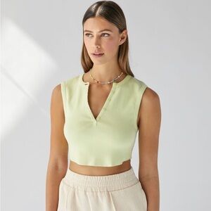 Urban Outfitters Henley Tank Top